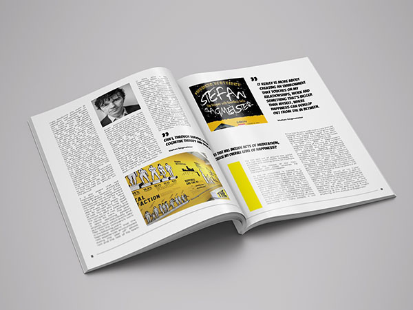 Stefan Sagmeister Feature project
